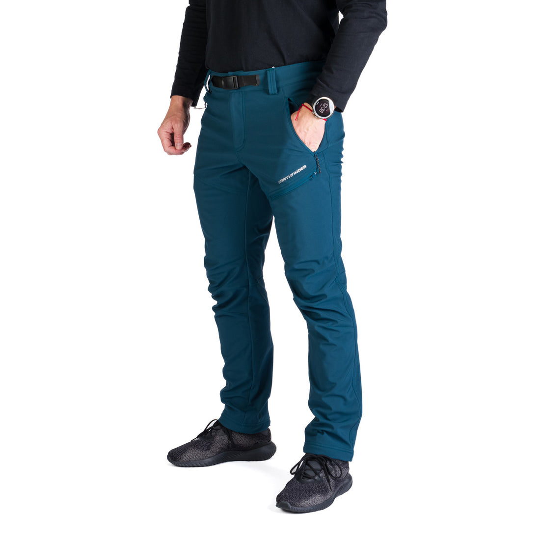 NO-3956OR men's trekking softshell pants outdoor 3L MASSIMO
