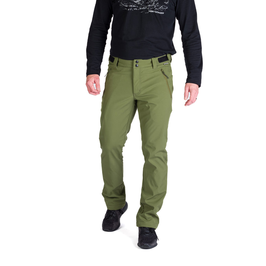 NO-3959OR men's softshell travel pants 3L MAURO