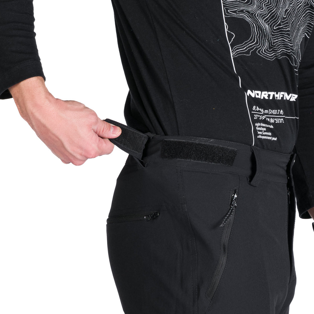 NO-3960OR men's travel comfort pants AURELIO