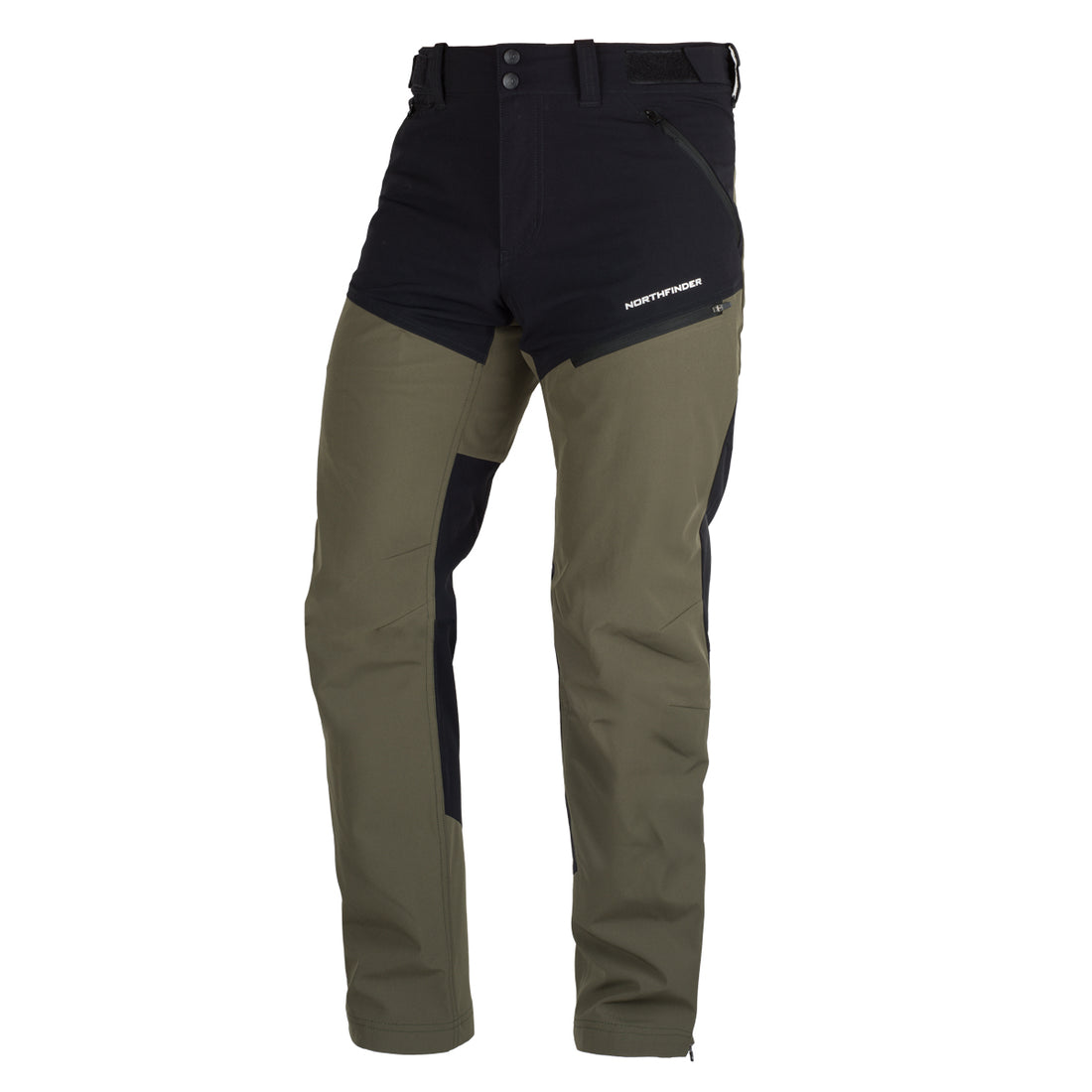 NO-3987OR men's trekking hybrid softshell pants FIERO