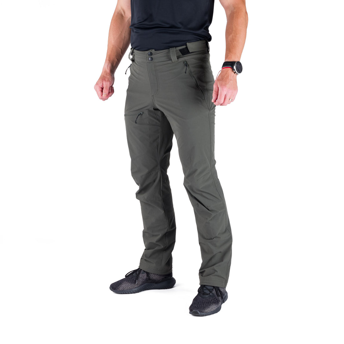 NO-3989OR men's travel stretch regular fit pants PIERO