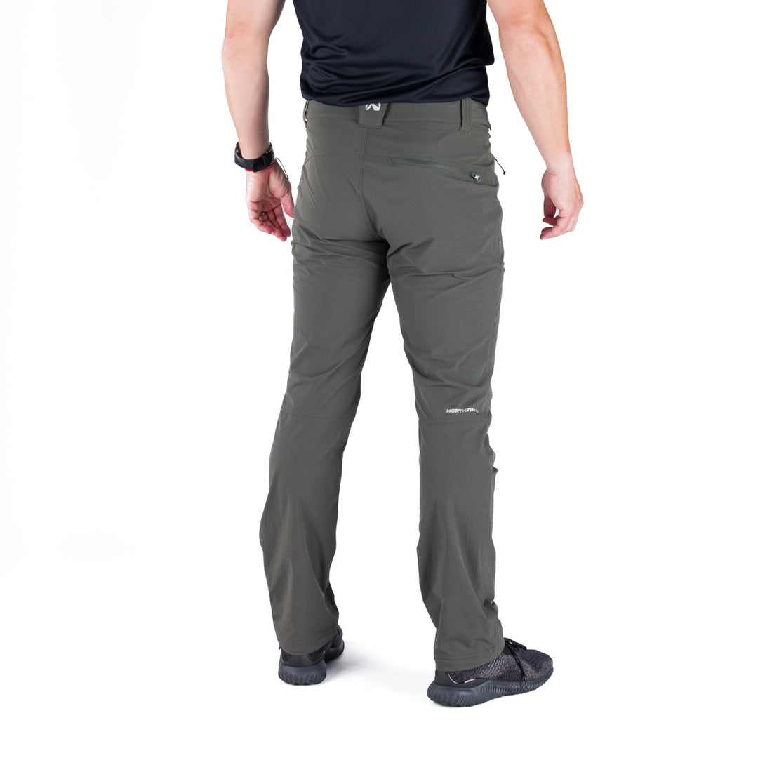 NO-3989OR men's travel stretch regular fit pants PIERO