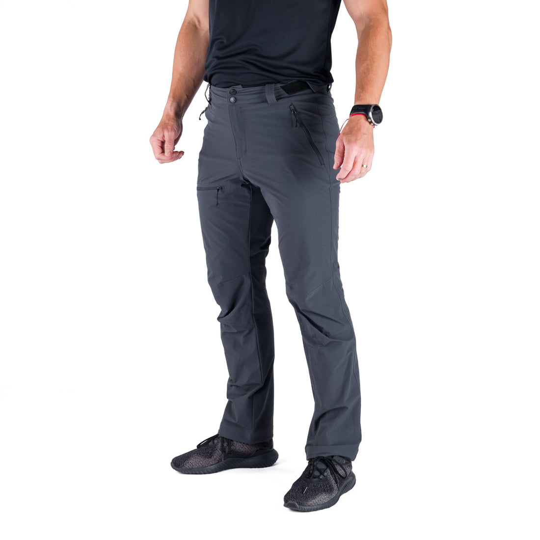 NO-3989OR men's travel stretch regular fit pants PIERO