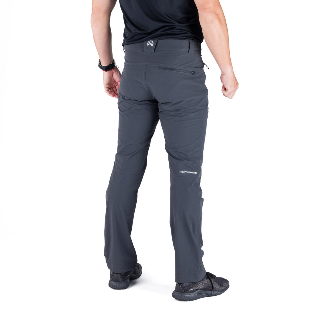 NO-3989OR men's travel stretch regular fit pants PIERO