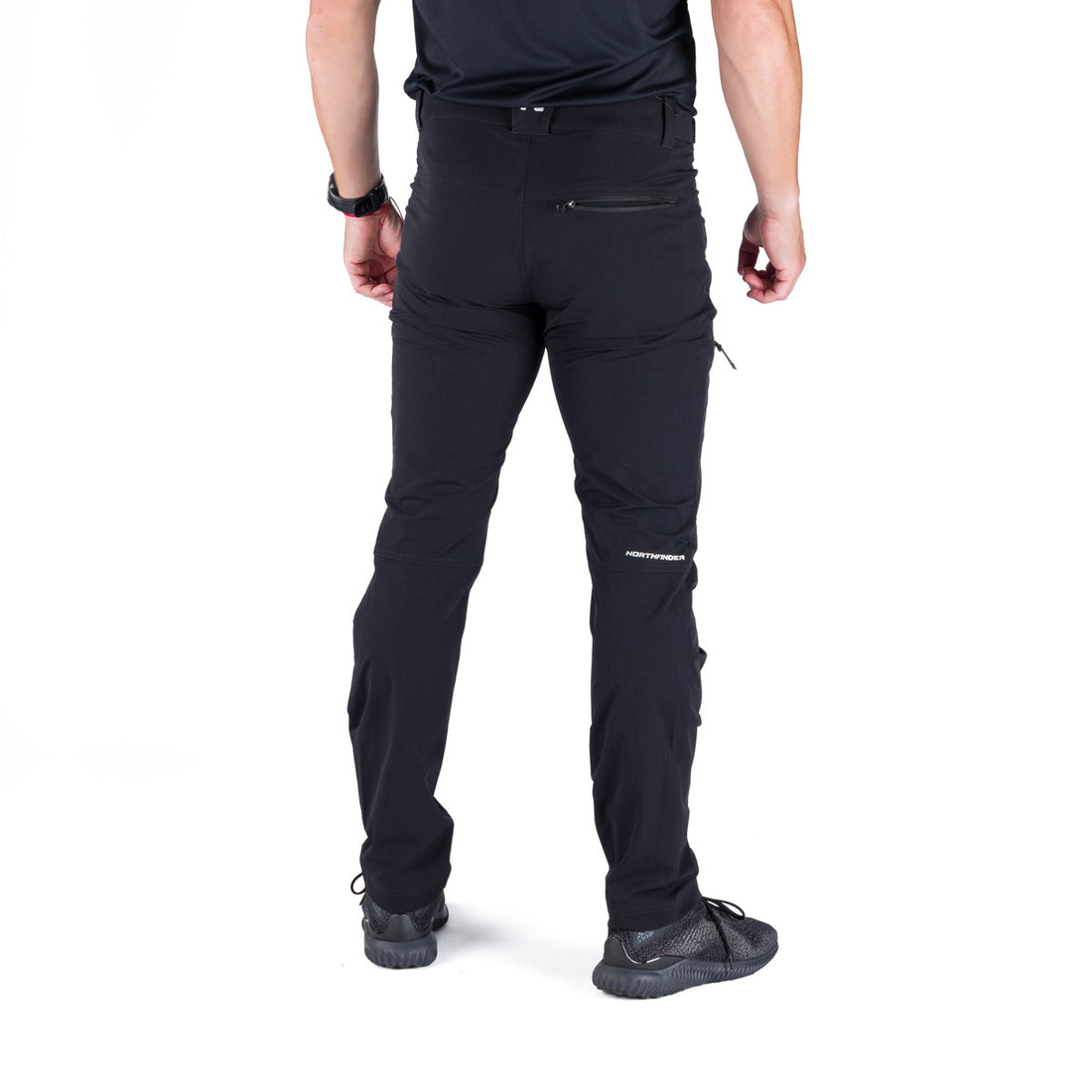 NO-3999OR men's trekking technical regular fit stretch pants  AURELIAN