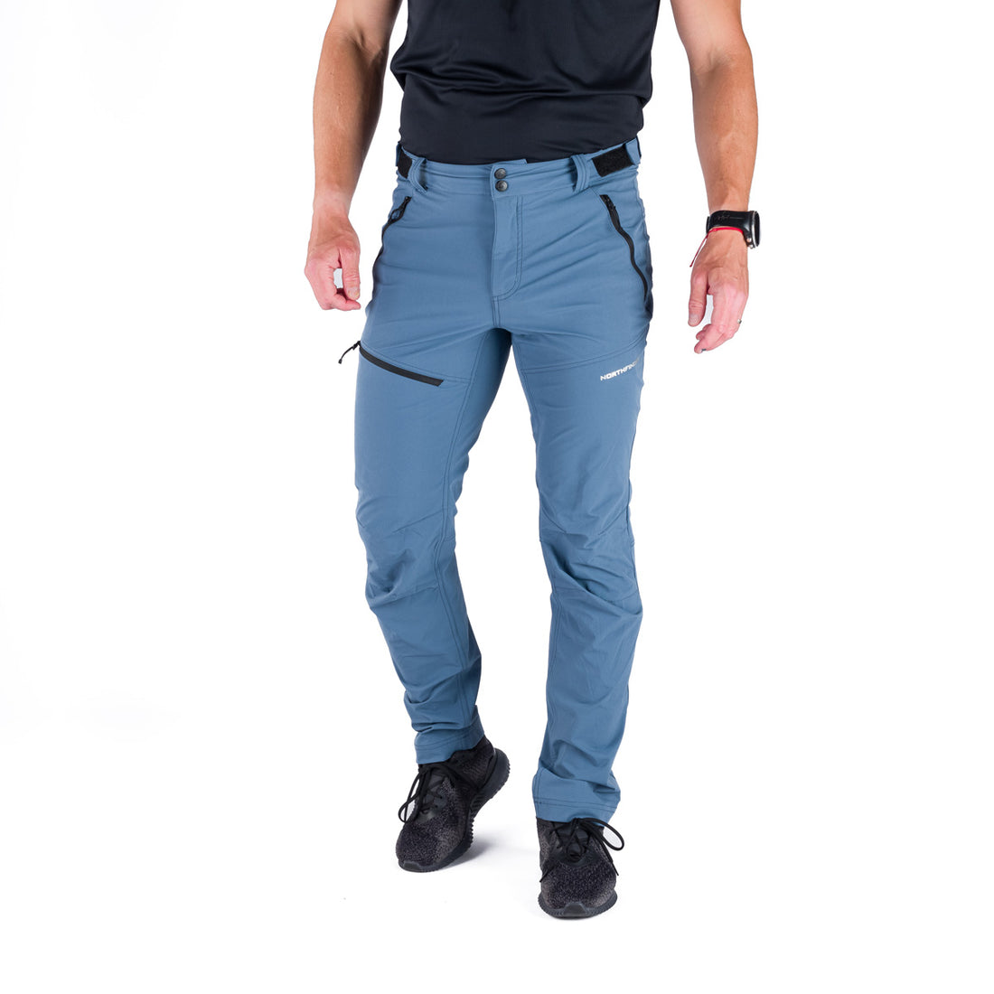 NO-3999OR men's trekking technical regular fit stretch pants  AURELIAN