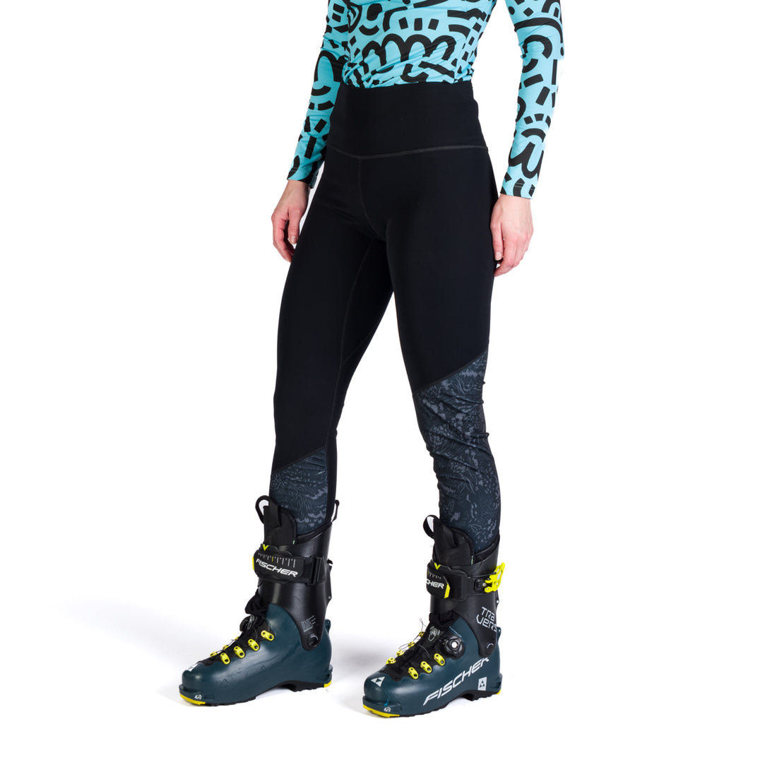 NO-46633SKP women's ski-touring pants confortable warm fleece ZDIARSKA