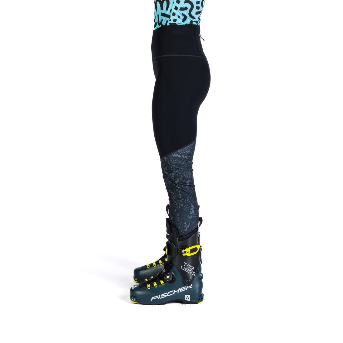NO-46633SKP women's ski-touring pants confortable warm fleece ZDIARSKA