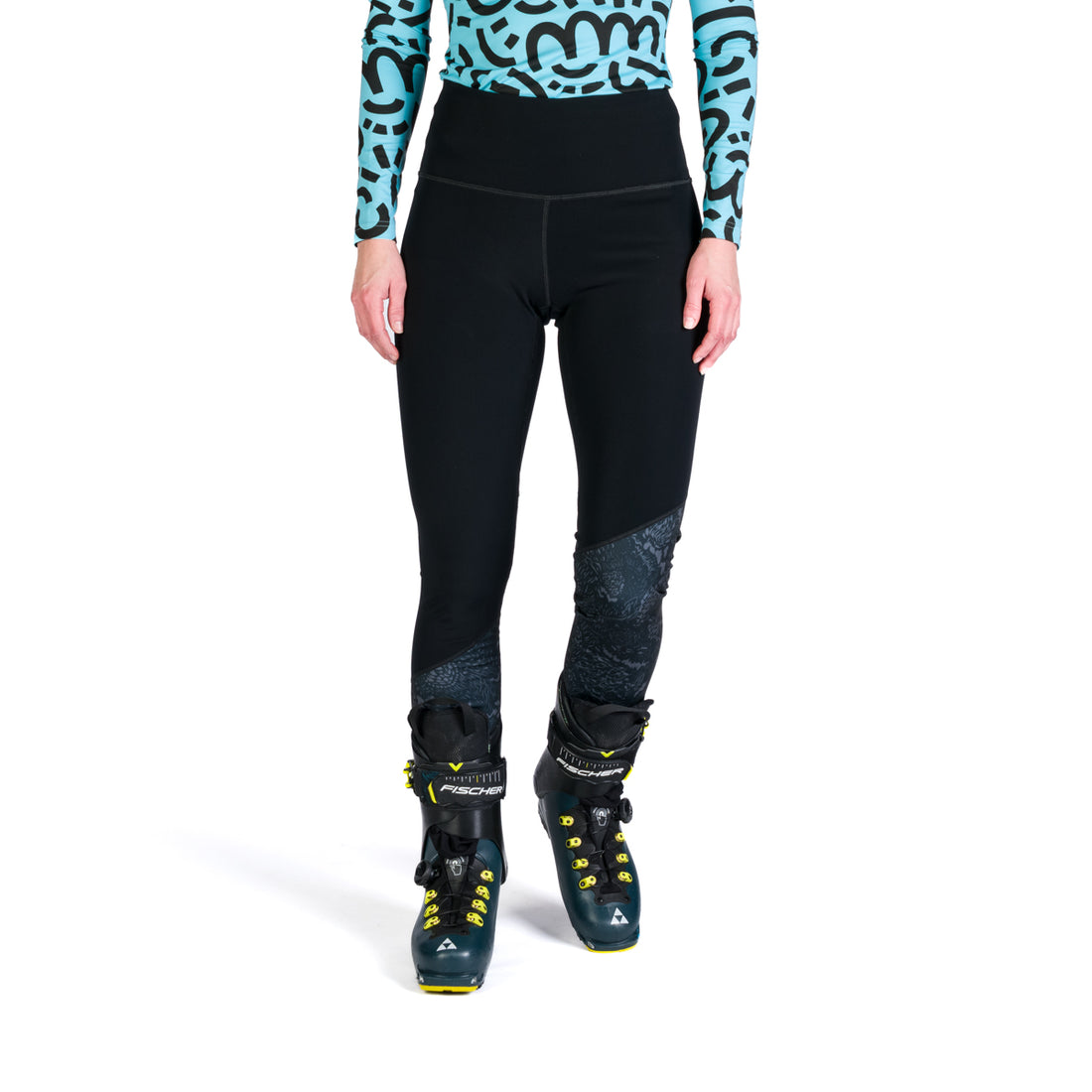 NO-46633SKP women's ski-touring pants confortable warm fleece ZDIARSKA