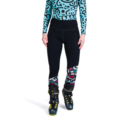 NO-46633SKP women's ski-touring pants confortable warm fleece ZDIARSKA