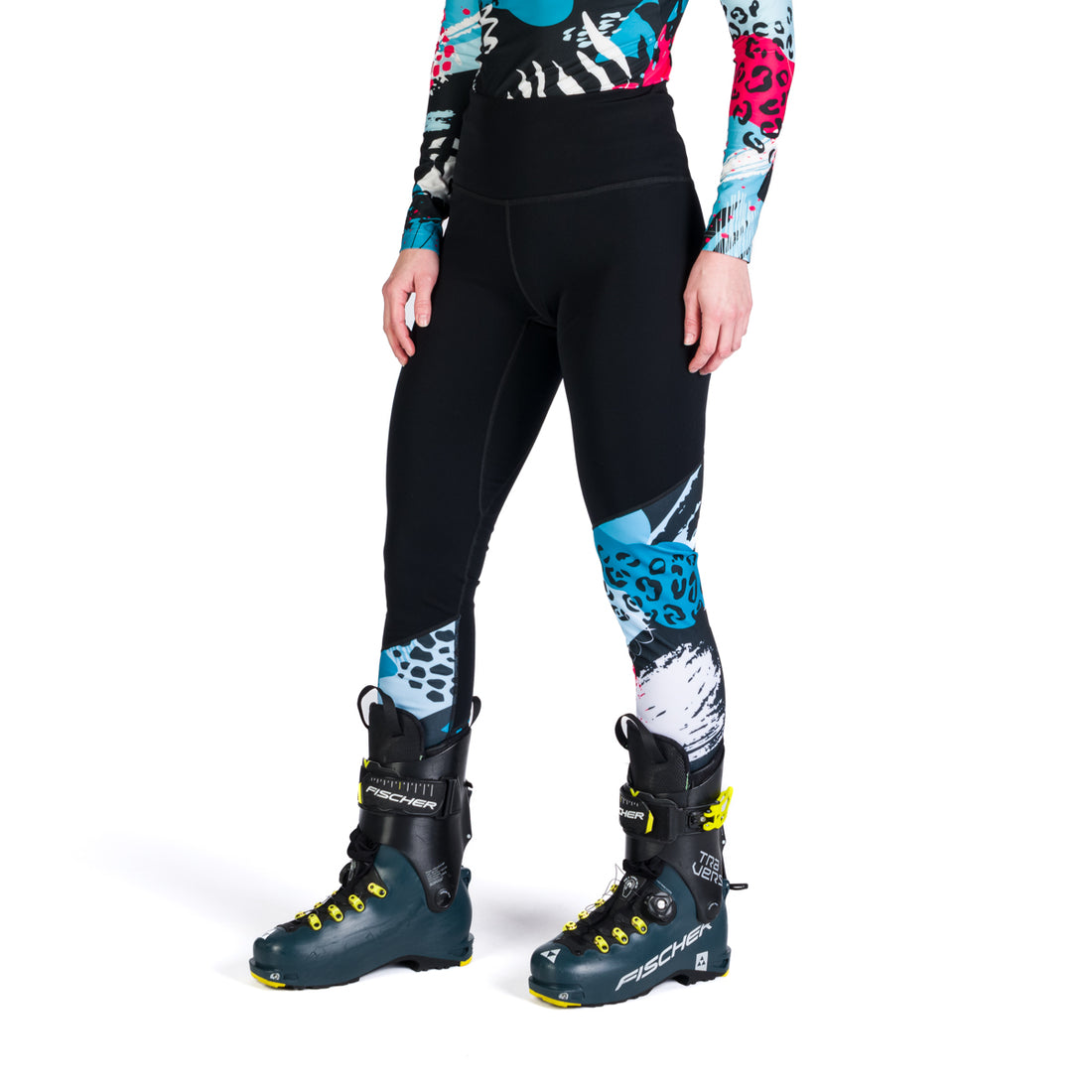 NO-46633SKP women's ski-touring pants confortable warm fleece ZDIARSKA