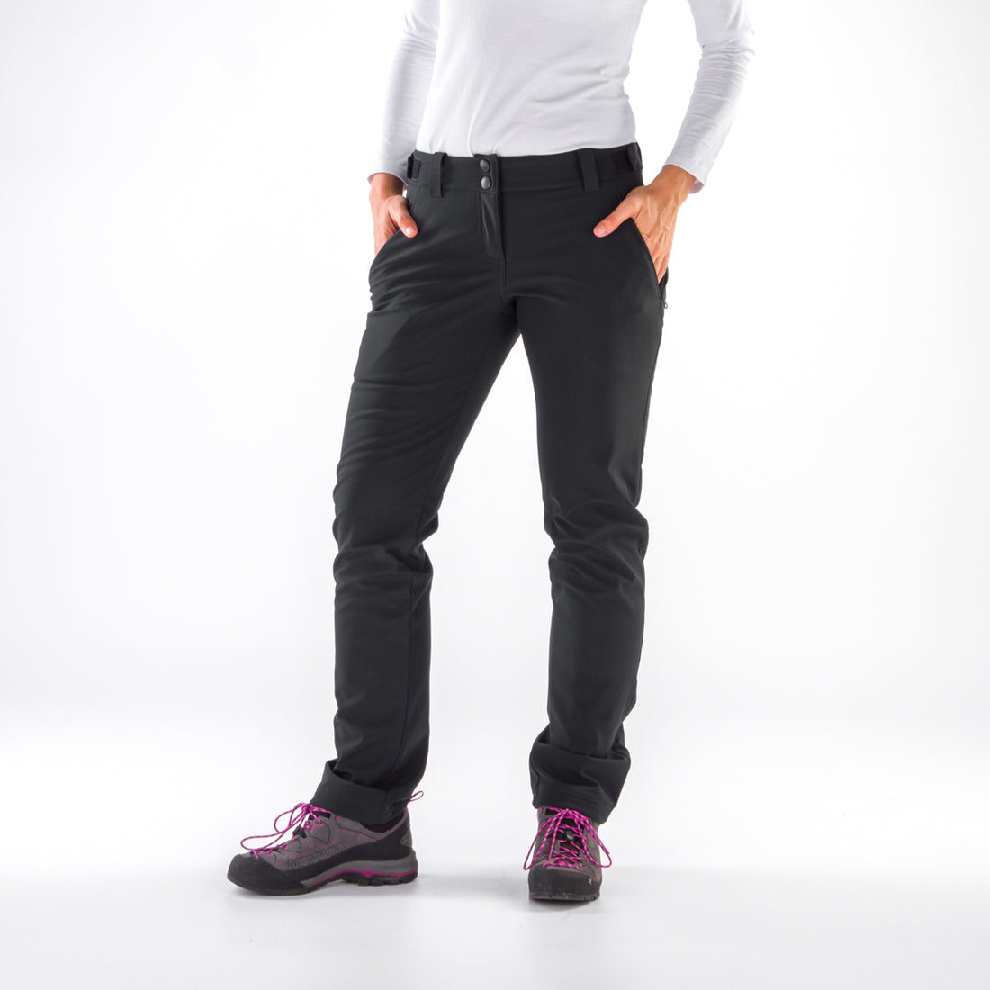 NO-4721OR women's softshell pants outdoor 10k/5k ANNABEL
