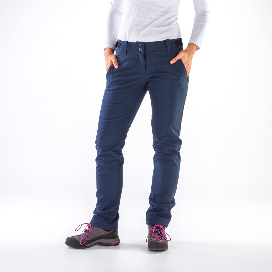 NO-4721OR women's softshell pants outdoor 10k/5k ANNABEL