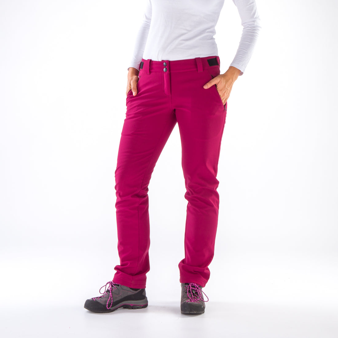 NO-4721OR women's softshell pants outdoor 10k/5k ANNABEL