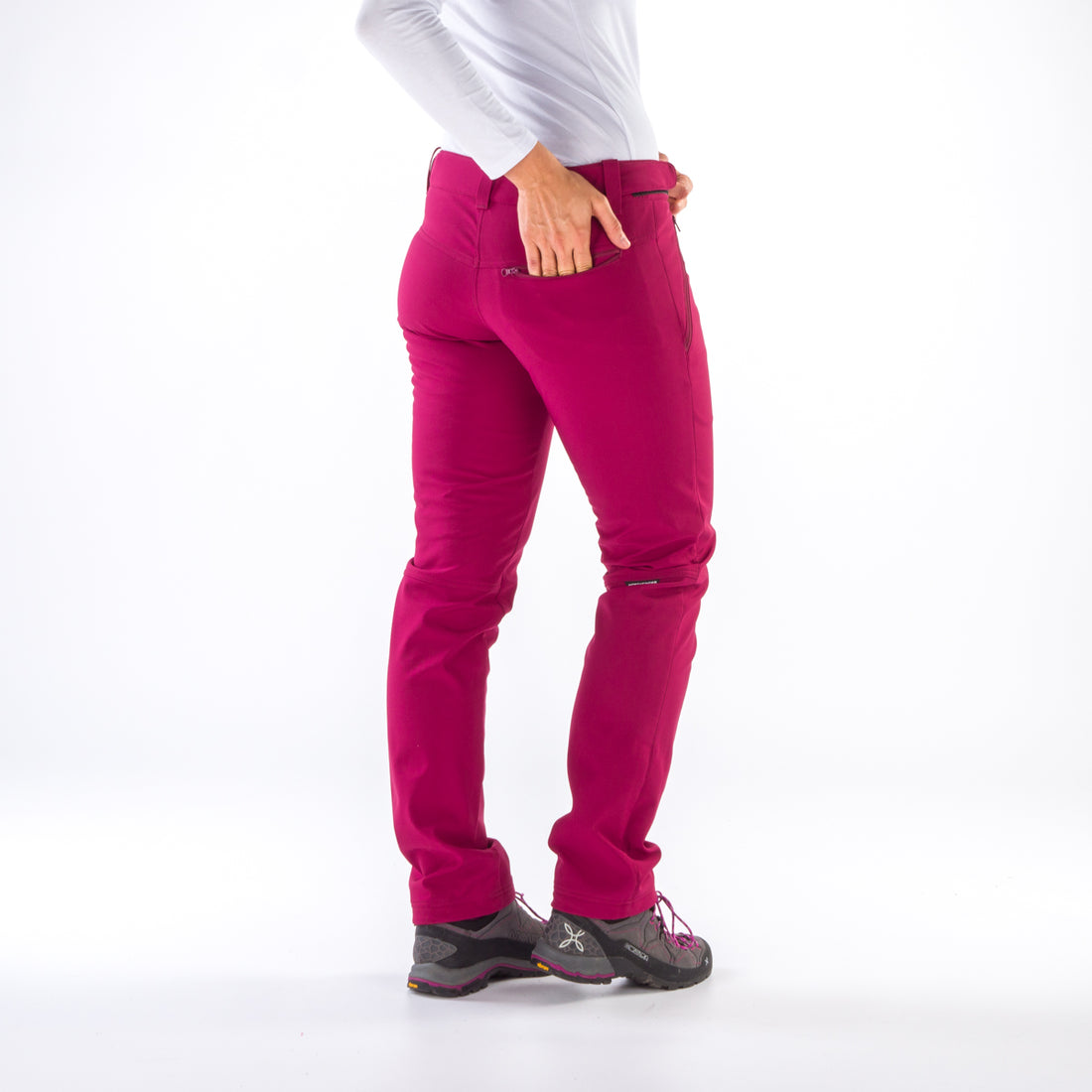 NO-4721OR women's softshell pants outdoor 10k/5k ANNABEL
