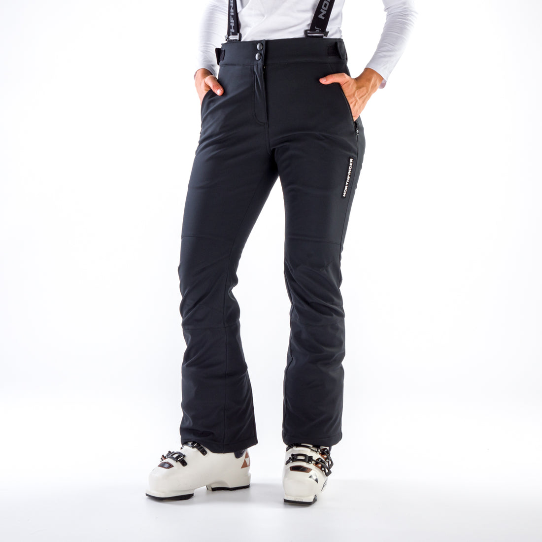 NO-4736SNW women's ski-softshell pants for winter 3l GRACELYN