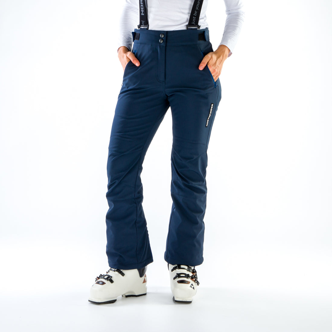 NO-4736SNW women's ski-softshell pants for winter 3l GRACELYN