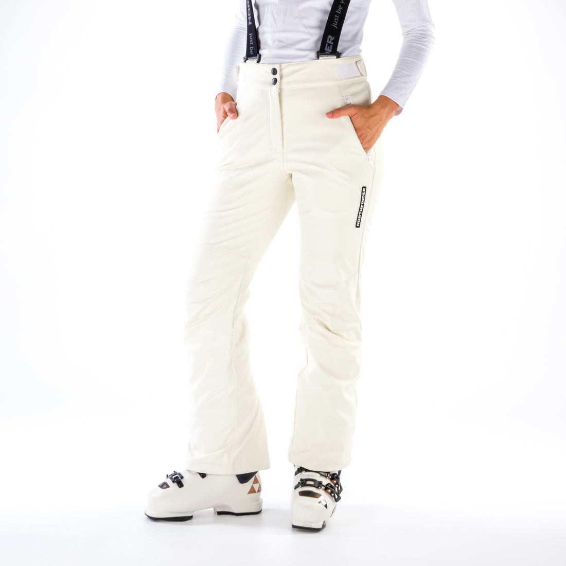 NO-4736SNW women's ski-softshell pants for winter 3l GRACELYN