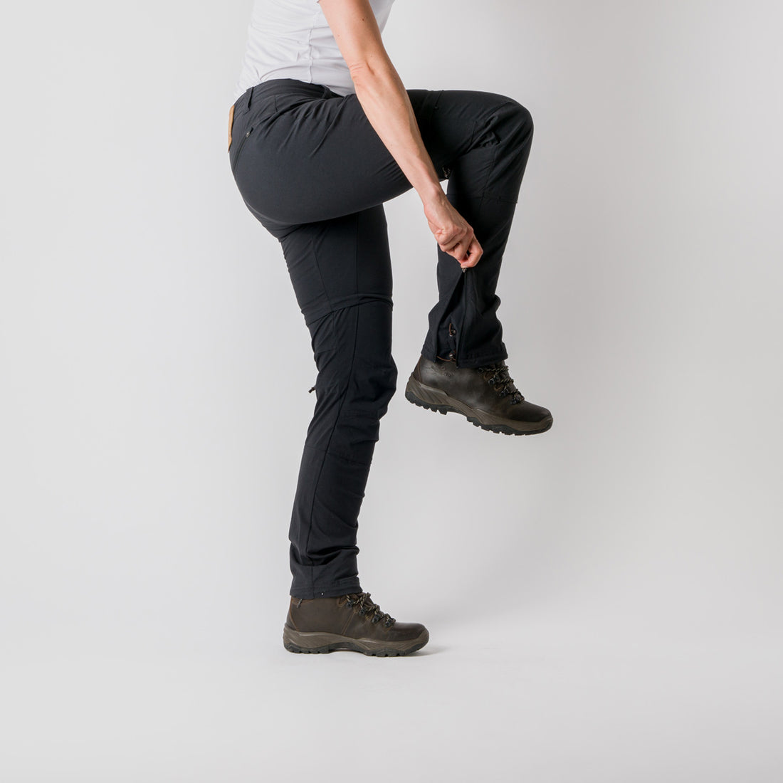 NO-4765AD women's 2in1 pants adventure PEARL