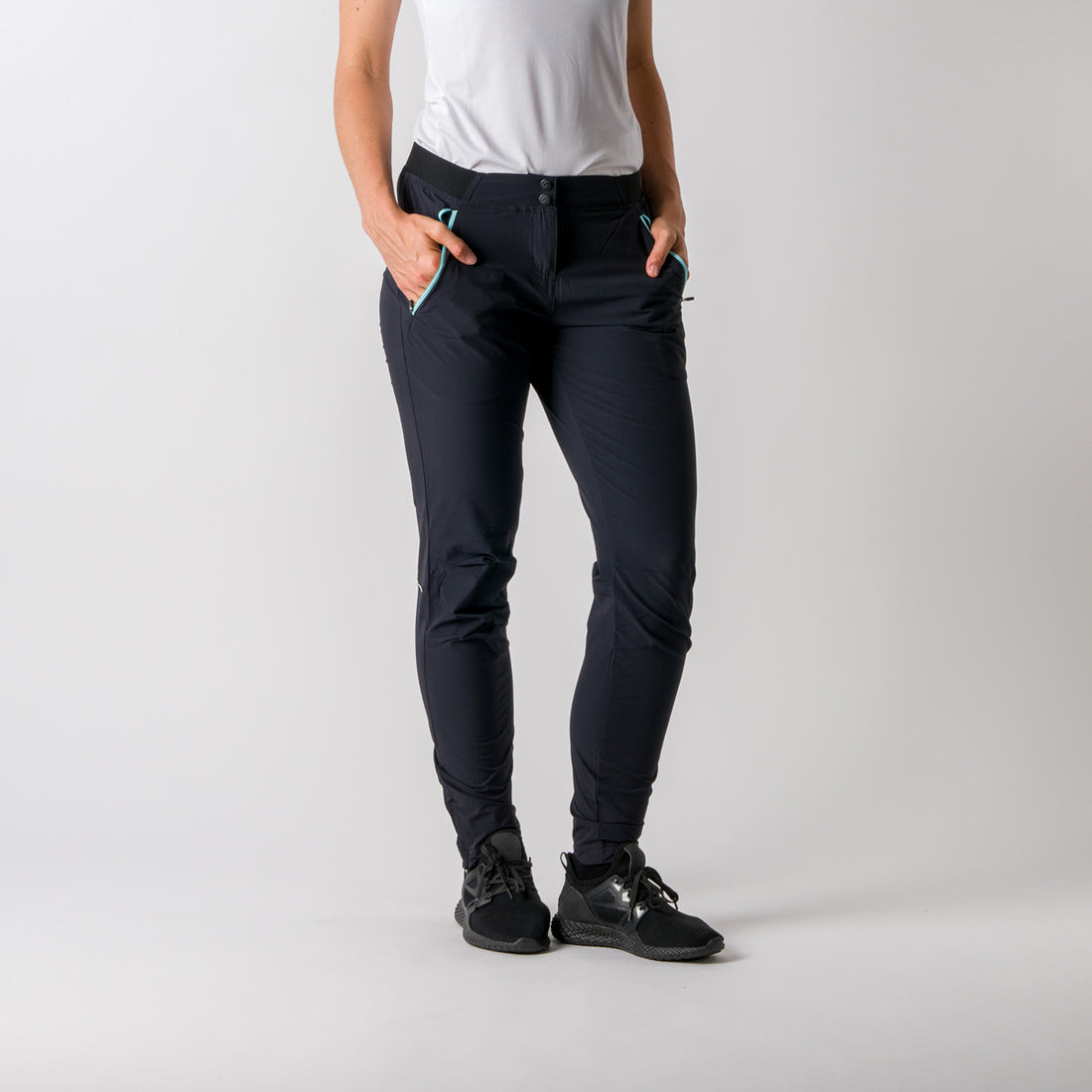 NO-4773OR women's lightweight stretch pants LILLIANNA