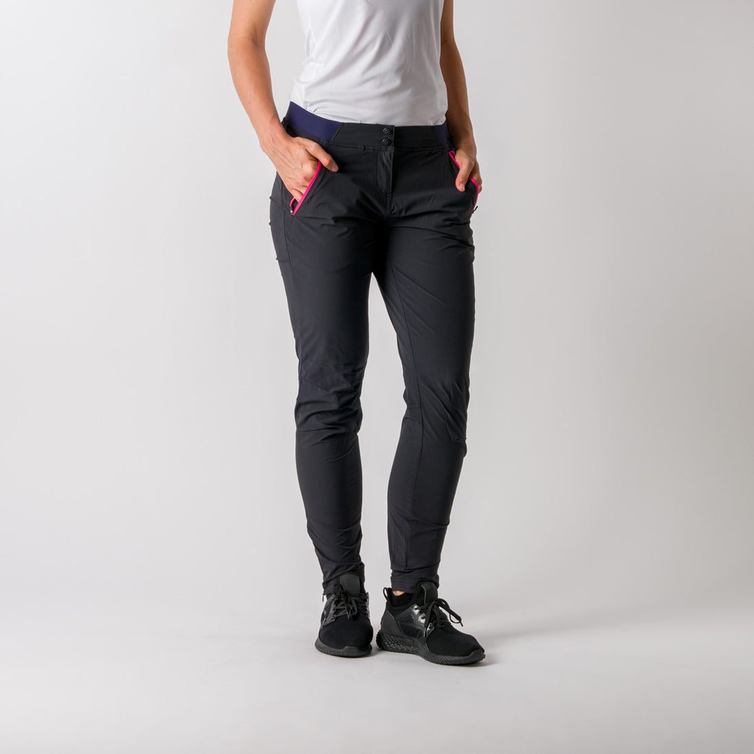 NO-4773OR women's lightweight stretch pants LILLIANNA
