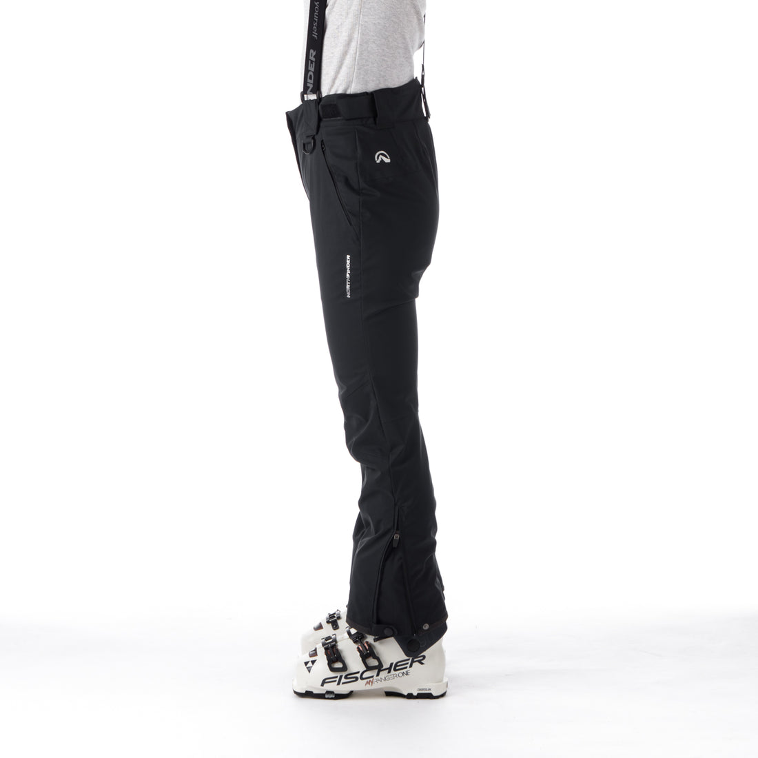 NO-4826SNW women's ski comfortable trousers with braces DELLA