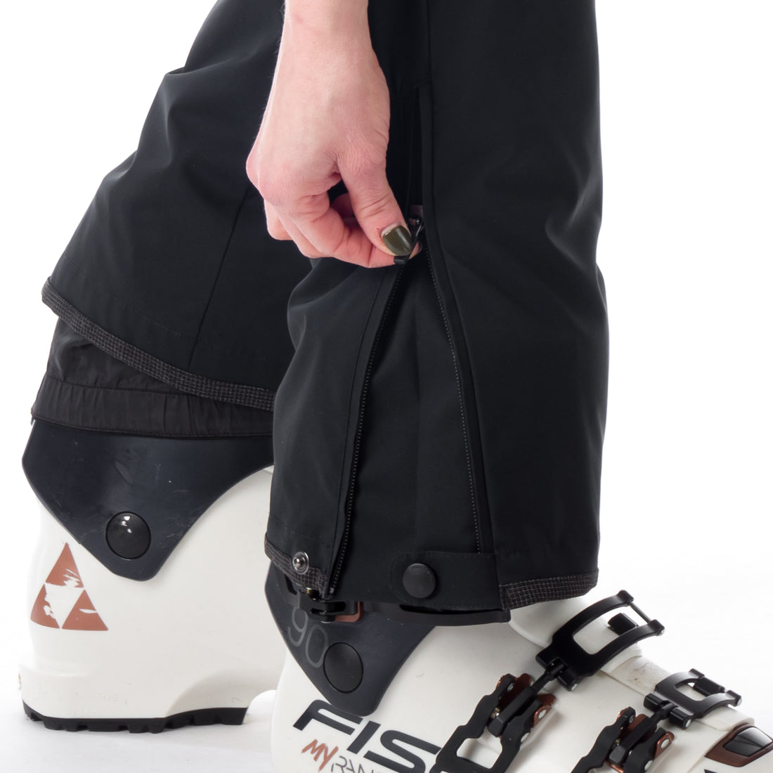 NO-4826SNW women's ski comfortable trousers with braces DELLA