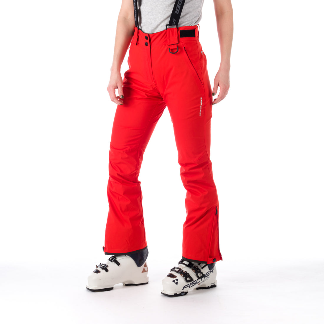 NO-4826SNW women's ski comfortable trousers with braces DELLA