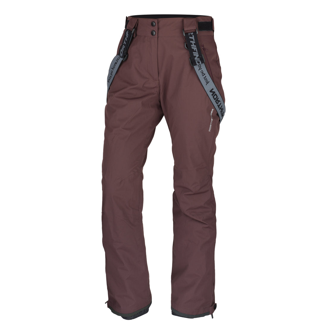 NO-4826SNW women's ski comfortable trousers with braces DELLA