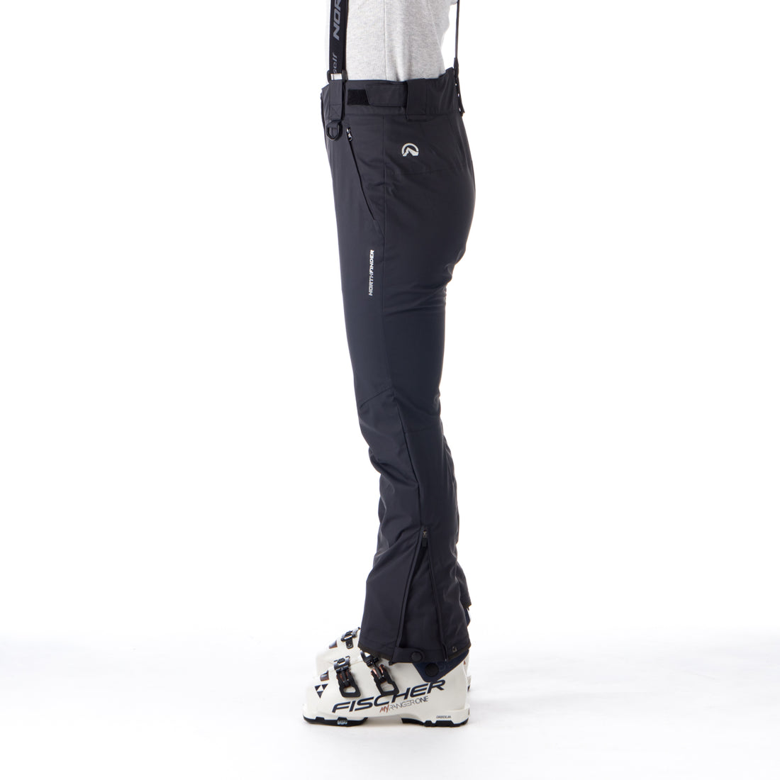 NO-4826SNW women's ski comfortable trousers with braces DELLA