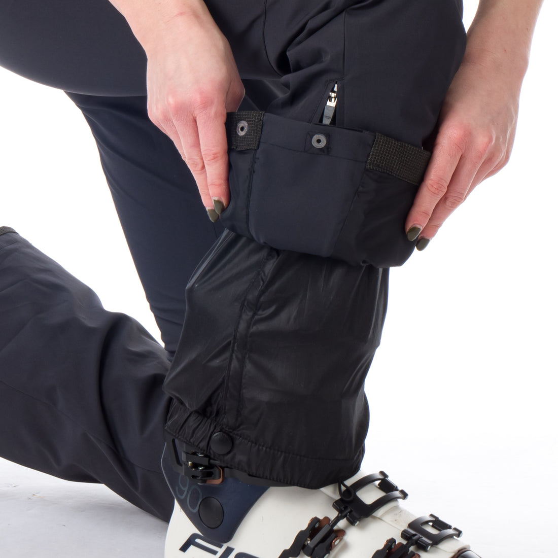 NO-4826SNW women's ski comfortable trousers with braces DELLA