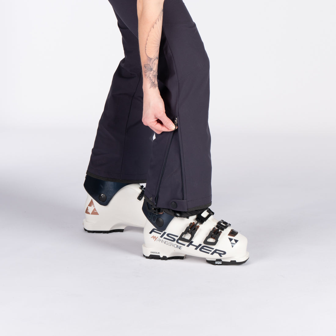 NO-4827SNW women's ski comfortable trousers with braces CAROLYN