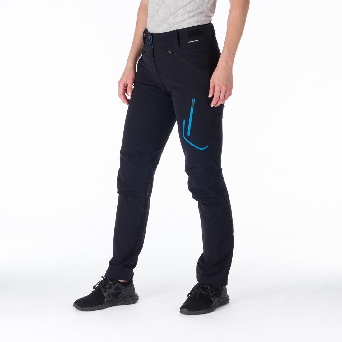 NO-4841OR women's travel elastic regular fit pants LAUREL