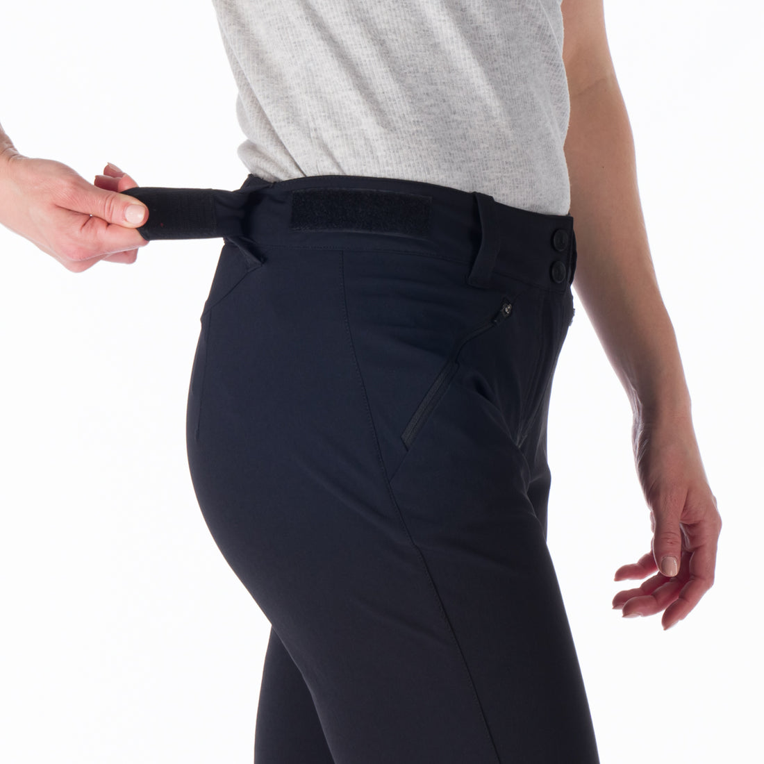 NO-4841OR women's travel elastic regular fit pants LAUREL