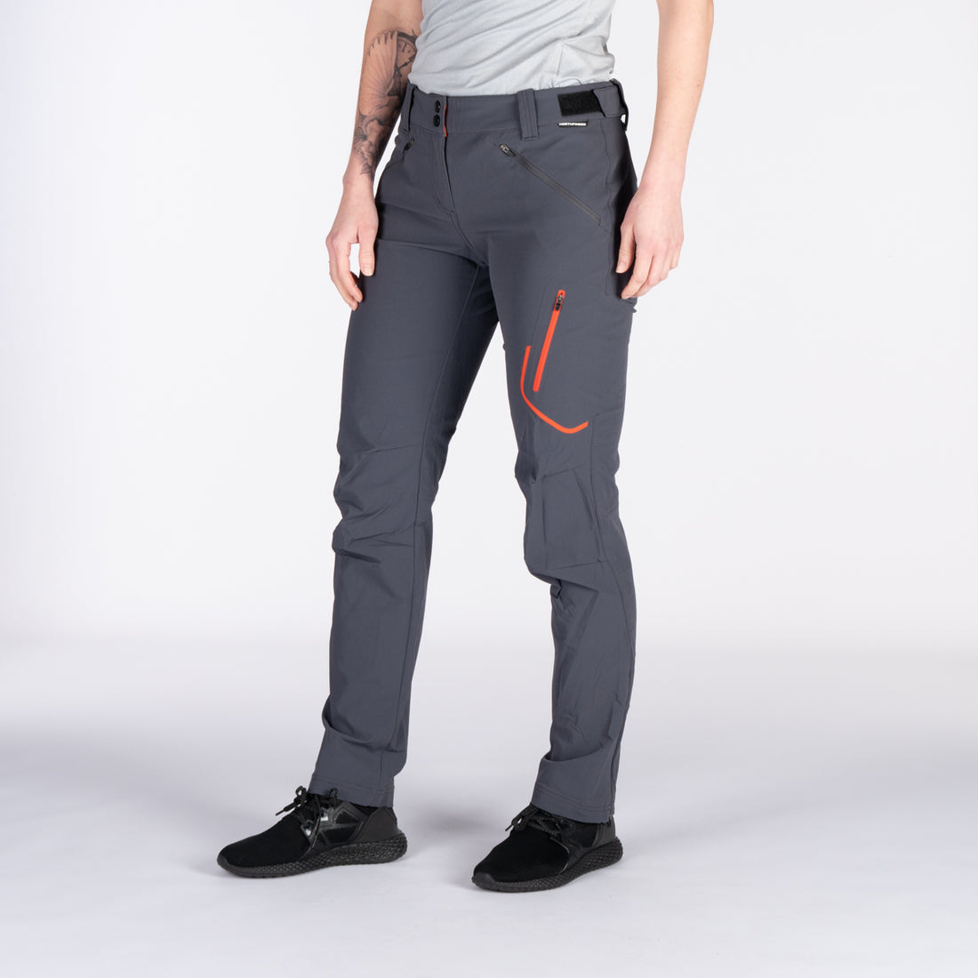 NO-4841OR women's travel elastic regular fit pants LAUREL