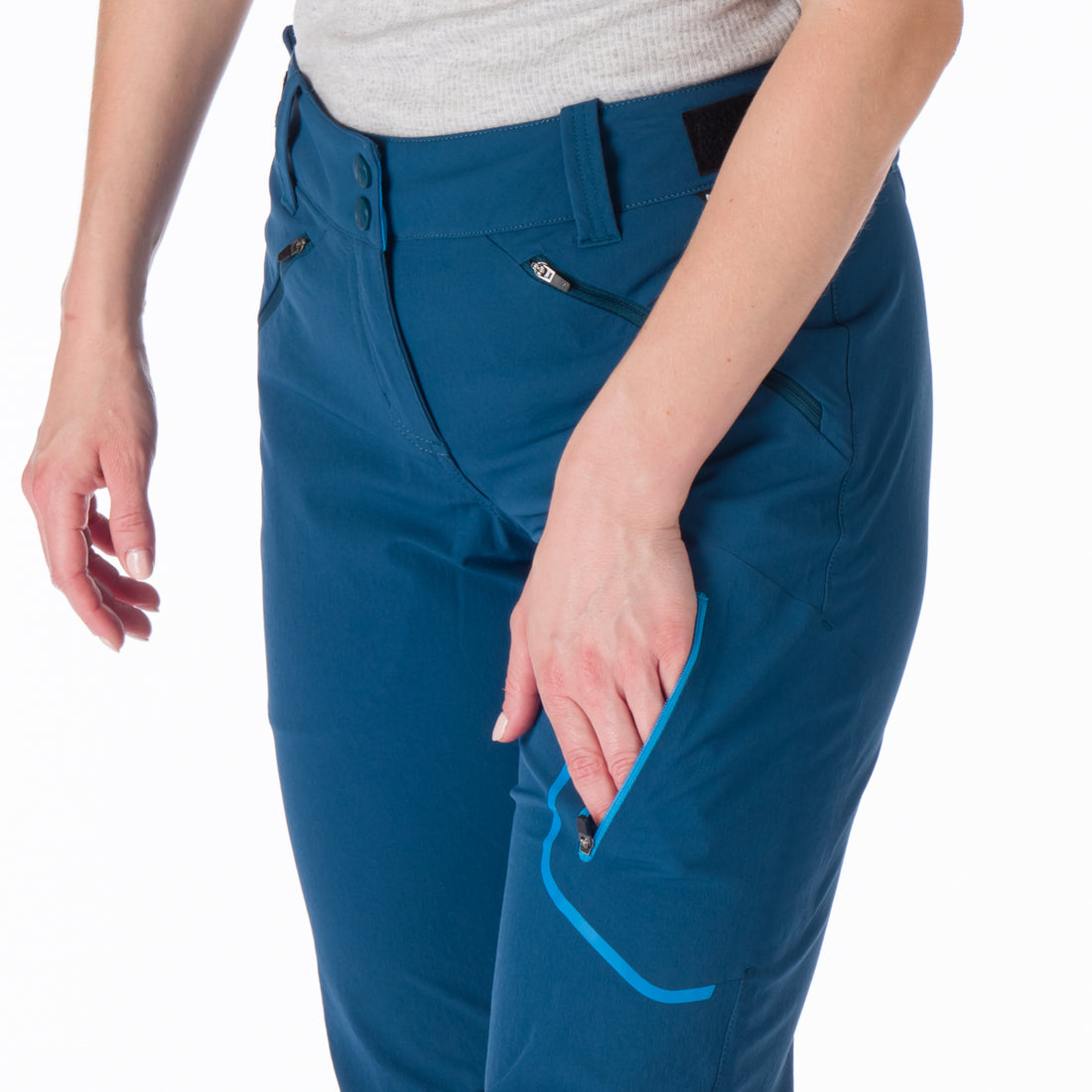 NO-4841OR women's travel elastic regular fit pants LAUREL