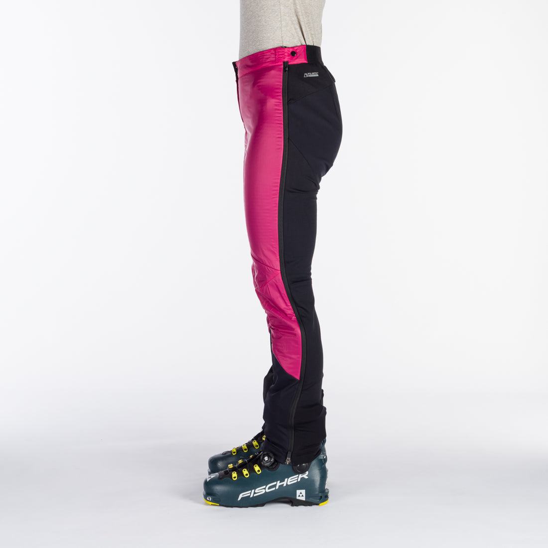 NO-4850SKP women's ski-touring hybrid active lightweight full zip pants with Polartec Alpha direct VETERNE