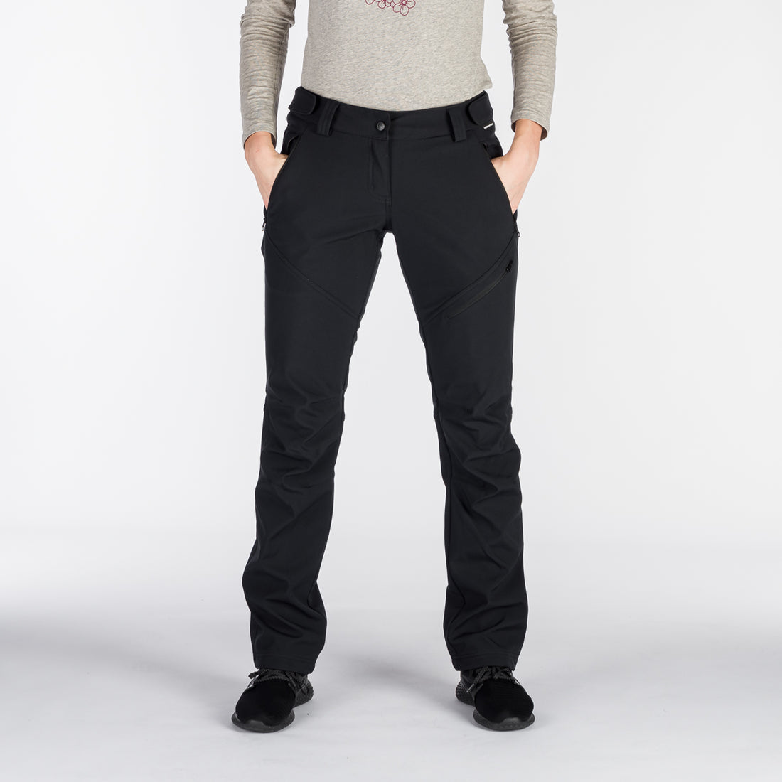NO-4881OR women's trekking softshell pants outdoor 3L JUANITA