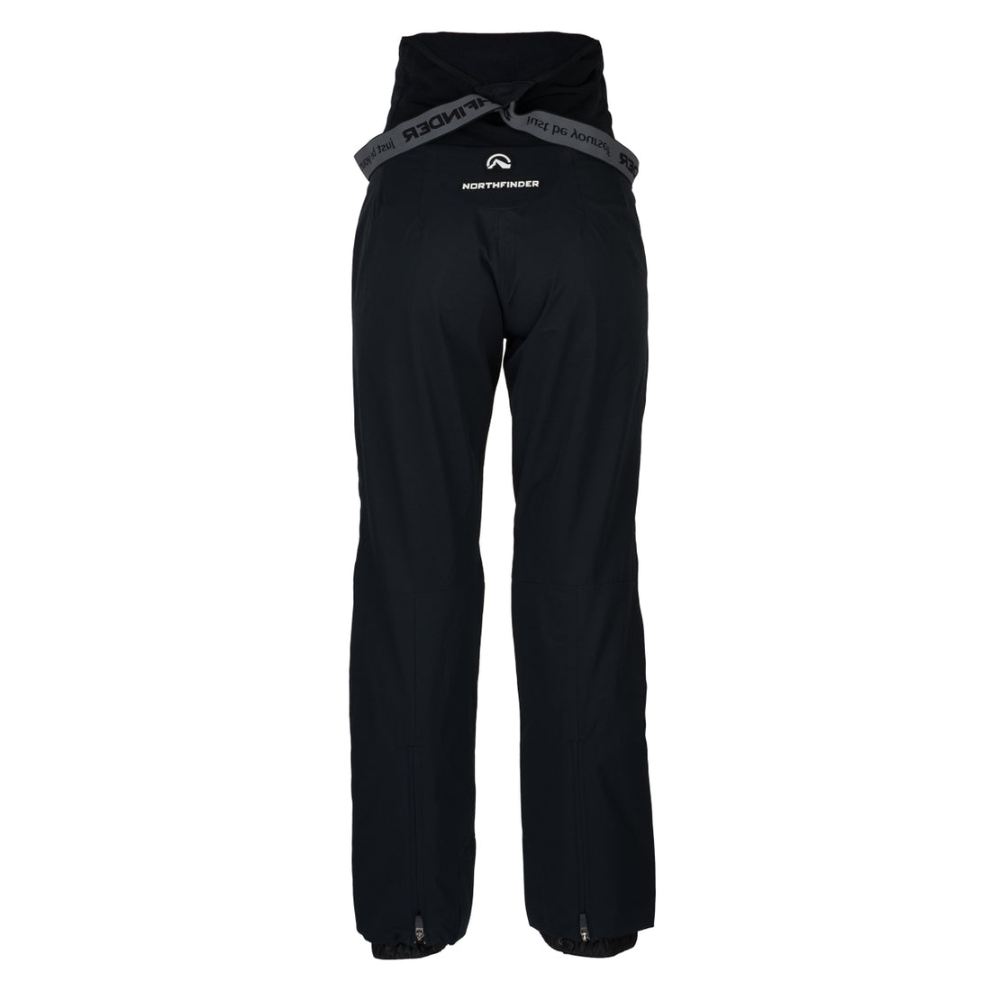NO-4892SNW women's ski stretch high cut trousers with bib BESSIE