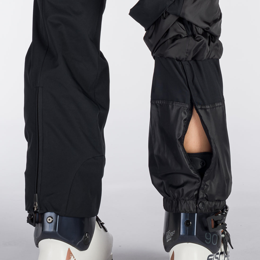 NO-4892SNW women's ski stretch high cut trousers with bib BESSIE