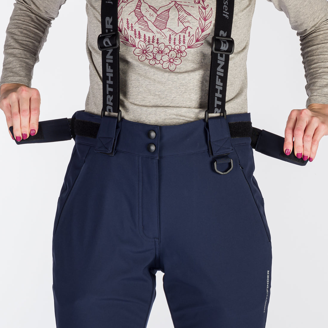 NO-4896SNW women's ski softshell trousers SYLVIA