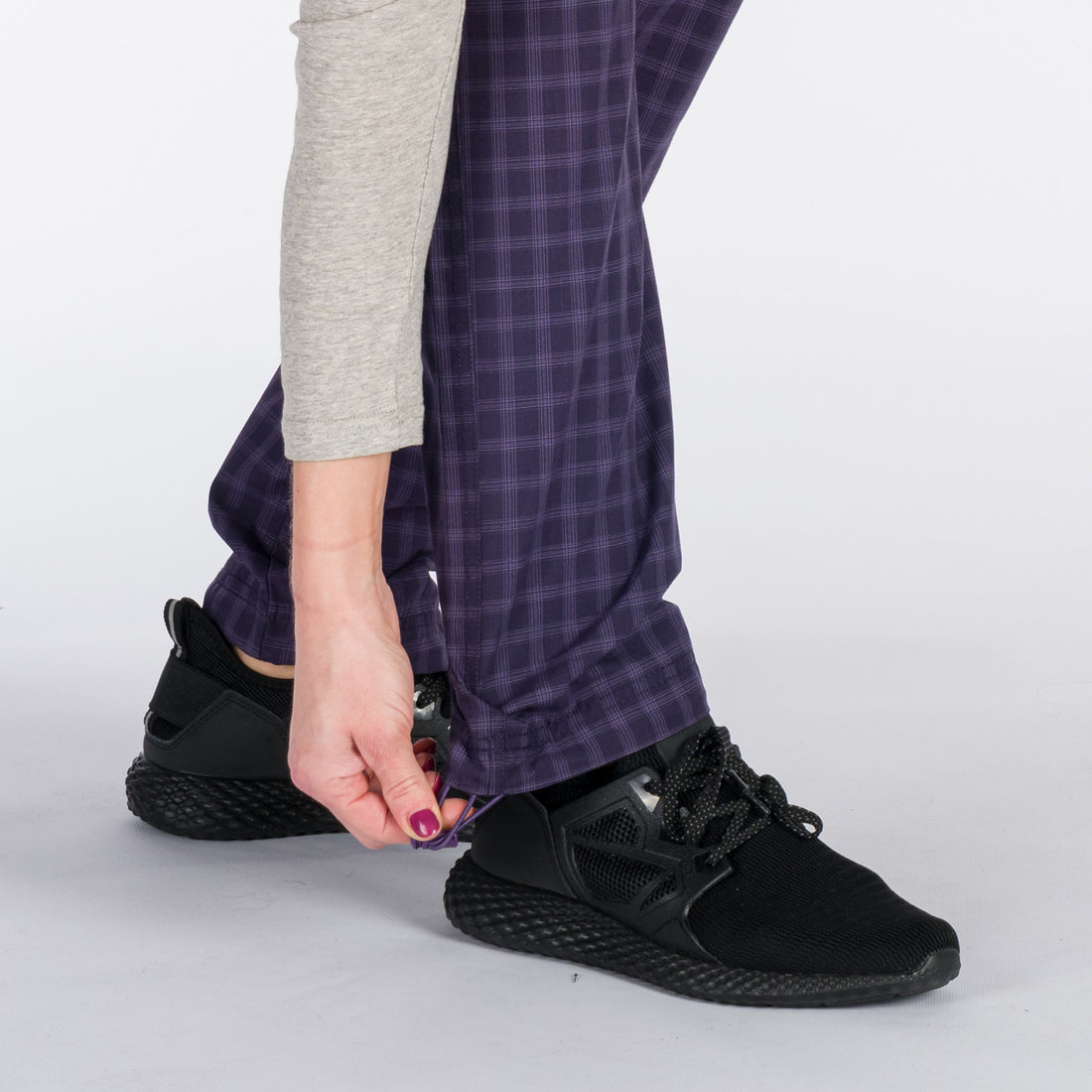 NO-4902OR women's outdoor pants check style 1L