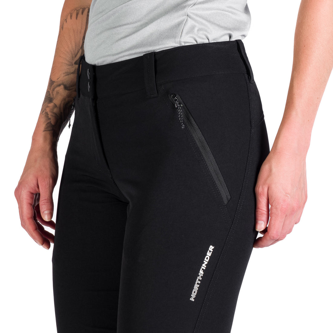 NO-4931OR women's trekking regular fit stretch pants SALLY