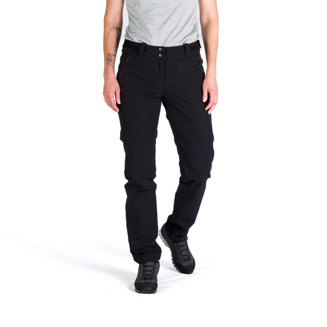 NO-4933OR women's trekking 2in1 zip off stretch pants KAY