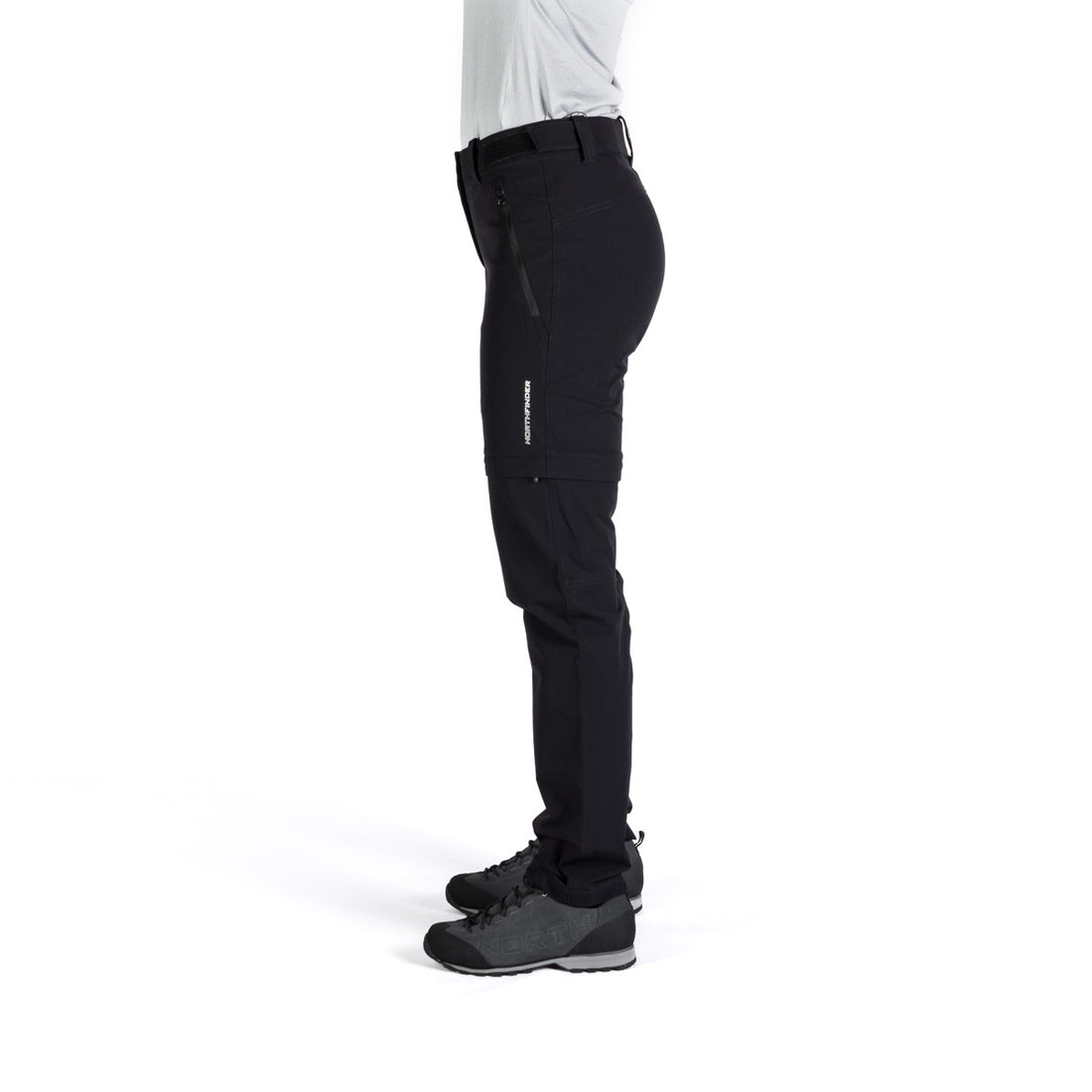 NO-4933OR women's trekking 2in1 zip off stretch pants KAY