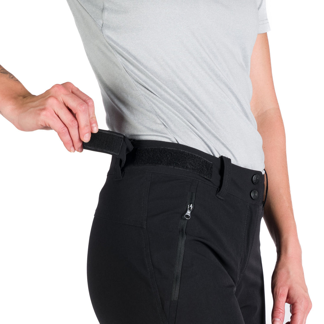 NO-4933OR women's trekking 2in1 zip off stretch pants KAY