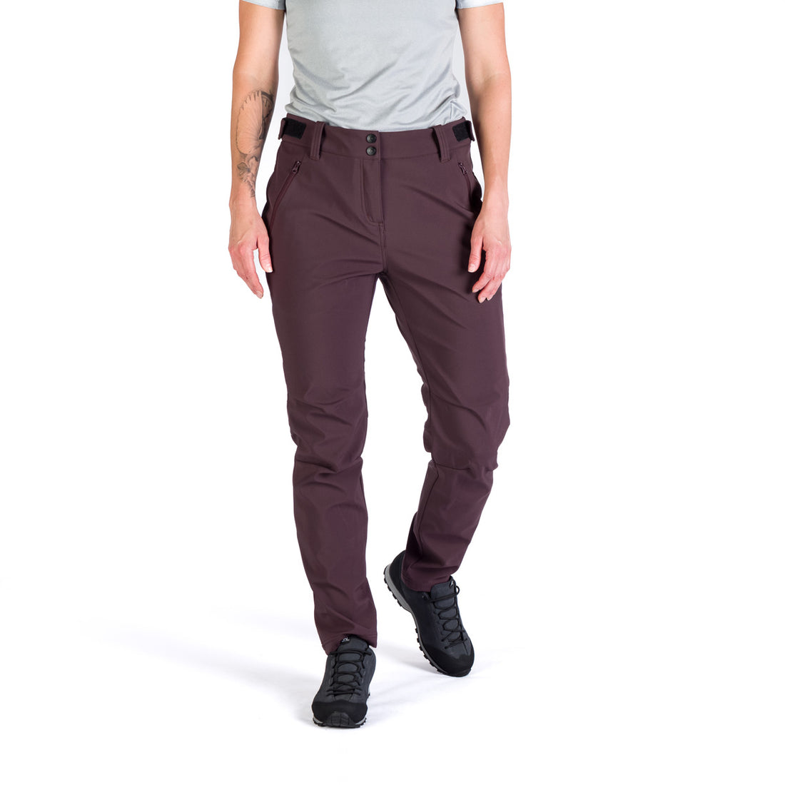 NO-4935OR women's outdoor stretch softshell 3L pants SUZANNE