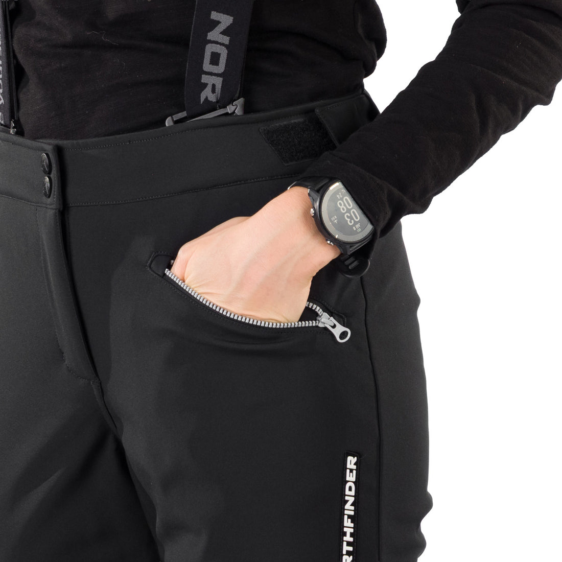NO-4950SNW women's ski softshell  pants POLLUX