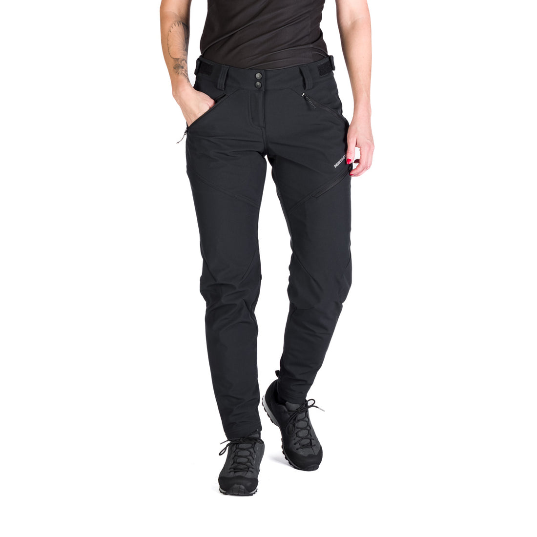 NO-4956OR women's trekking softshell trousers outdoor 3L LORA