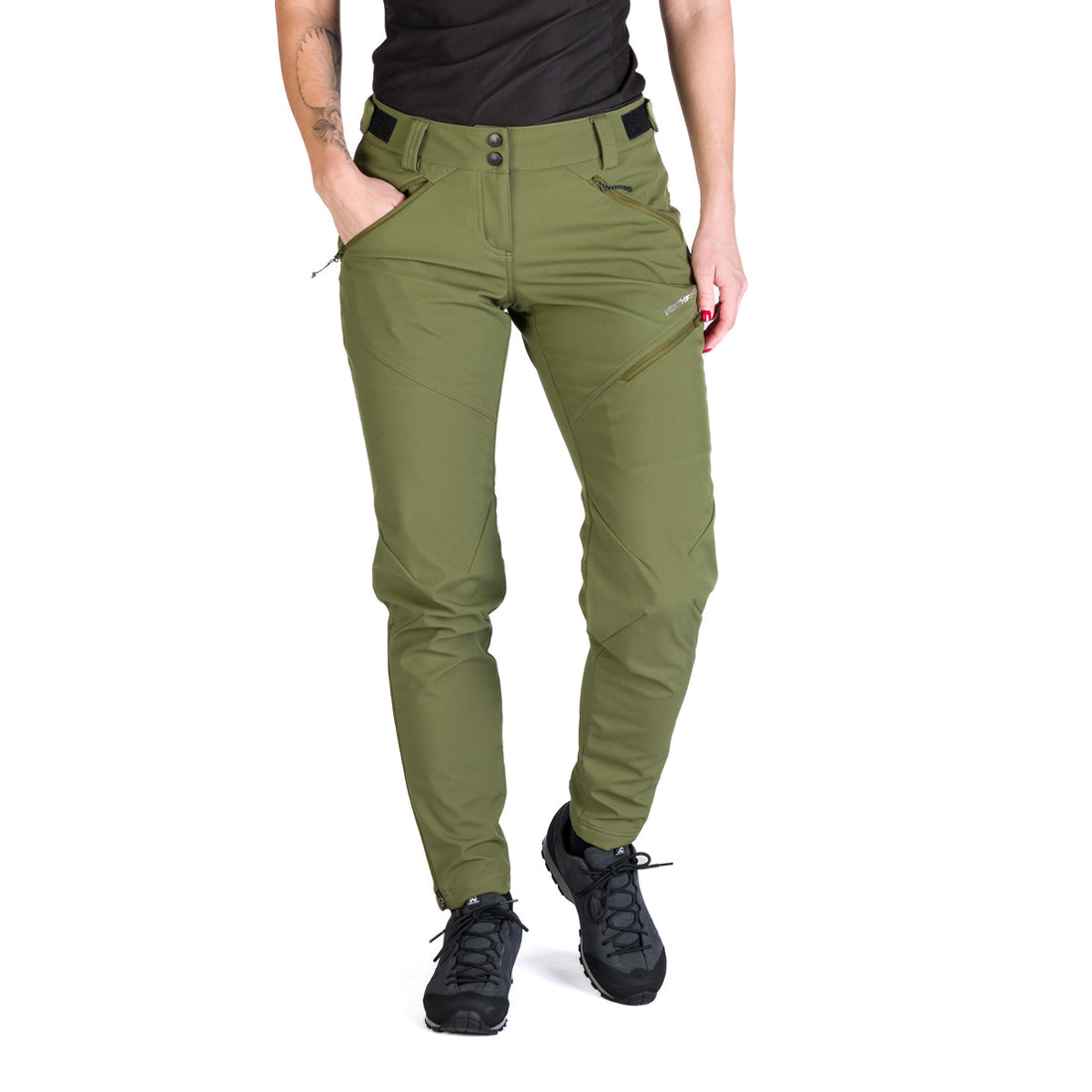 NO-4956OR women's trekking softshell trousers outdoor 3L LORA